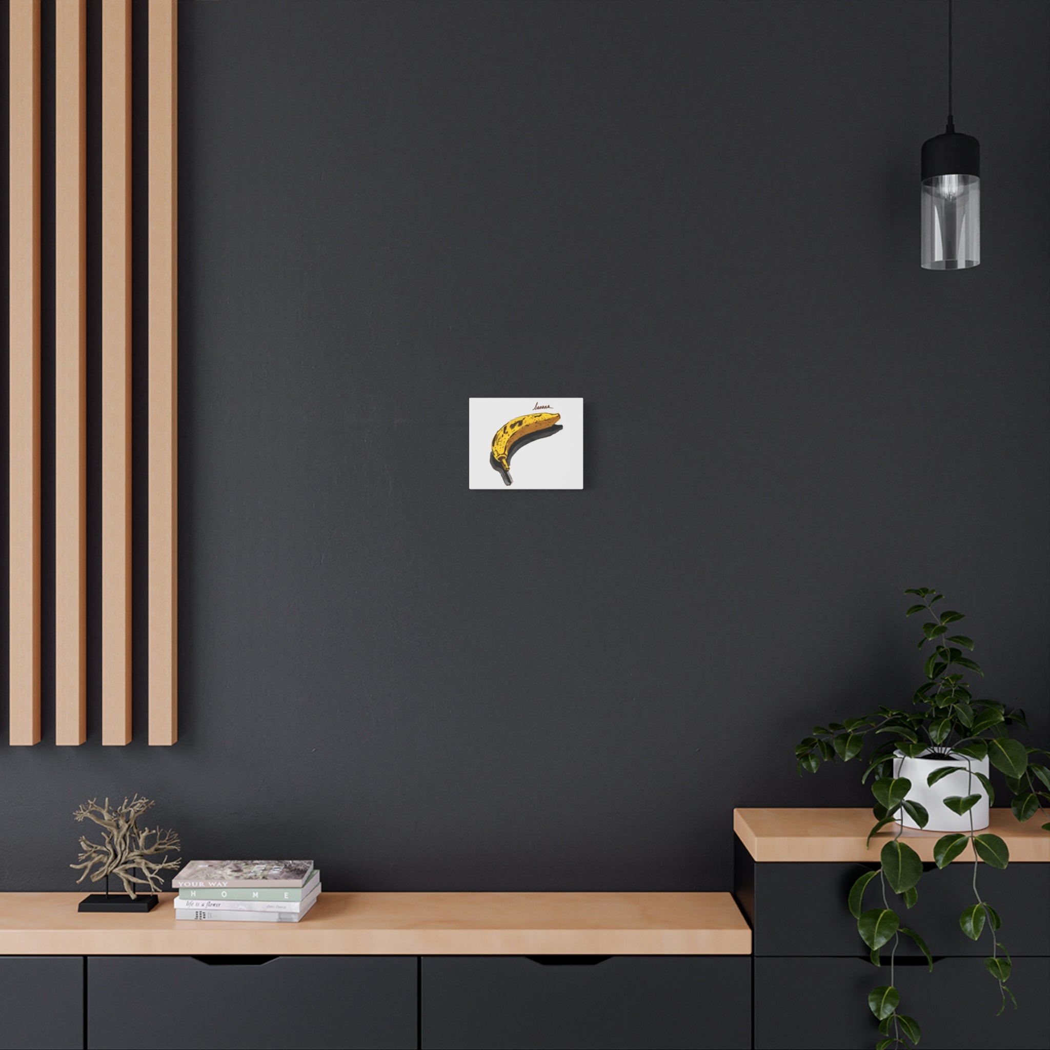 Matte Canvas, Stretched, 1.25" - Banana Art