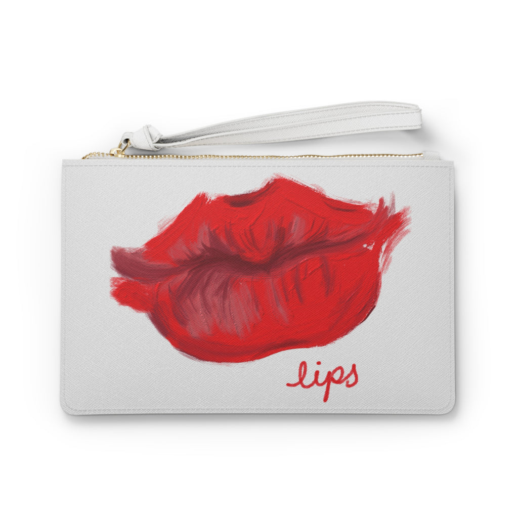 Clutch Bag - Red Lips