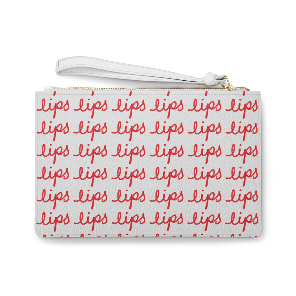 Clutch Bag - Red Lips